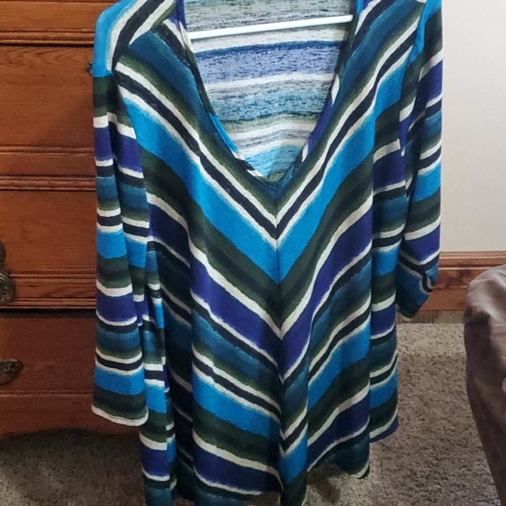 Stripped dress top